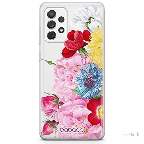 ERT GROUP mobiltelefonfodral för Samsung A73 5G originalt och officiellt licensierat Babaco mönster Flowers 056 optimalt anpassad till formen på mobiltelefonen, gedeeltelijk transparant 5905131362438