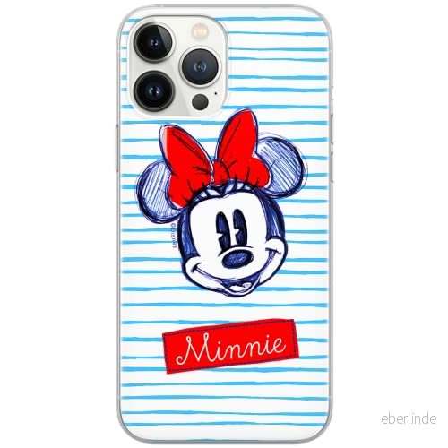 ERT GROUP mobiltelefonfodral för Samsung F62 / M62 originalt och officiellt licensierat Disney mönster Minnie 011 optimalt anpassad till formen på mobiltelefonen, fodral tillverkad av TPU plast 5904805525360