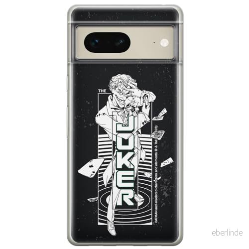 ERT GROUP mobiltelefonfodral för Google PIXEL 7 originalt och officiellt licensierat DC mönster Joker 025 optimalt anpassad till formen på mobiltelefonen, fodral tillverkad av TPU plast 5905795155452