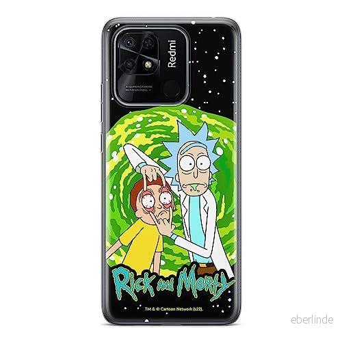 ERT GROUP mobiltelefonfodral för Xiaomi REDMI 10C originalt och officiellt licensierat Rick and Morty mönster & 007 anpassad till formen på mobiltelefonen, fodral tillverkad av TPU plast 5905511549268