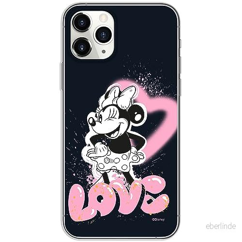 ERT GROUP mobiltelefonfodral för Iphone 11 PRO originalt och officiellt licensierat Disney mönster Minnie 079 optimalt anpassad till formen på mobiltelefonen, fodral tillverkad av TPU plast 5905795031022