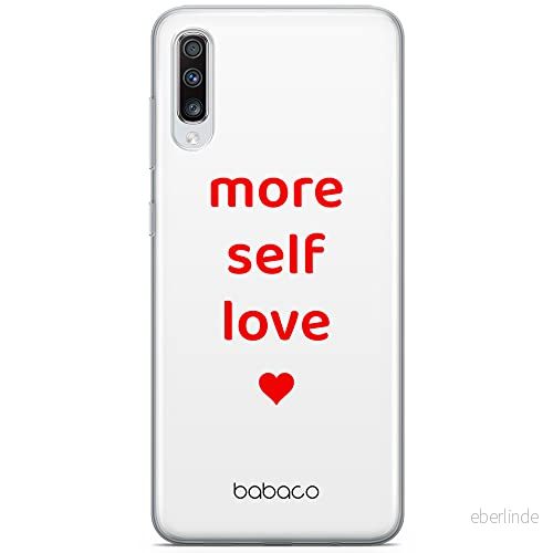 ERT GROUP mobiltelefonfodral för Samsung A70 originalt och officiellt licensierat Babaco mönster More self love 001 optimalt anpassad till formen på mobiltelefonen, fodral tillverkad av TPU plast 5903932914009