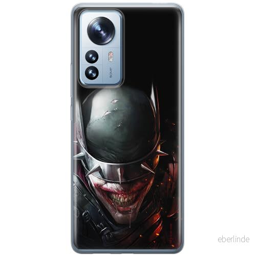 ERT GROUP mobiltelefonfodral för Xiaomi 12 PRO originalt och officiellt licensierat DC mönster Batman Who Laughs 002 optimalt anpassad till formen på mobiltelefonen, fodral tillverkad av TPU plast 5905511515805