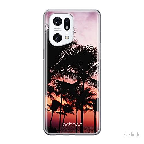 ERT GROUP mobiltelefonfodral för Oppo FIND X5 PRO originalt och officiellt licensierat Babaco mönster Nature 001 optimalt anpassad till formen på mobiltelefonen, fodral tillverkad av TPU plast 5905511404765