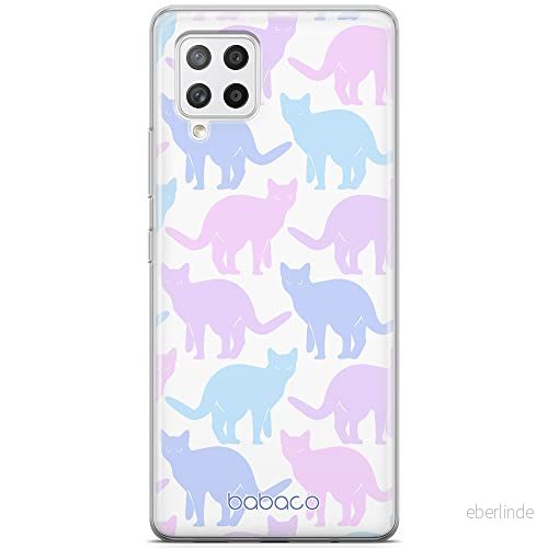 ERT GROUP mobiltelefonfodral för Samsung A42 5G originalt och officiellt licensierat Babaco mönster Cats 011 optimalt anpassad till formen på mobiltelefonen, fodral tillverkad av TPU plast 5905131054371
