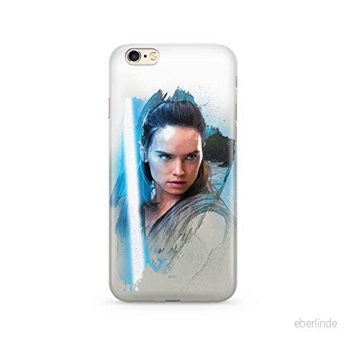 ERT GROUP mobiltelefonfodral för Apple Iphone 6/6S originalt och officiellt licensierat Star Wars mönster Rey 001 Vit optimalt anpassad till formen på mobiltelefonen, fodral tillverkad av TPU plast 5902980596595