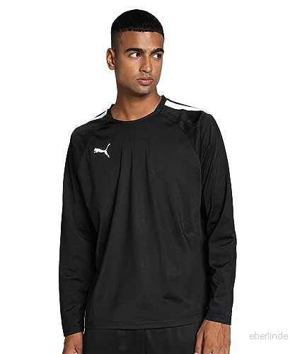 Puma Teamliga Trainings Sweatshirt, Storlek: Large, Schwarzweiss 4063699452884