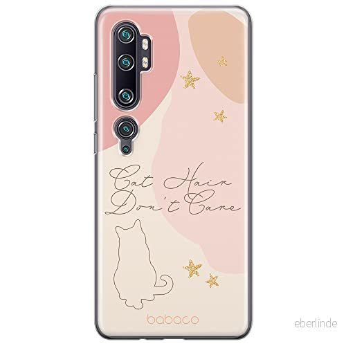 ERT GROUP mobiltelefonfodral för Xiaomi MI NOTE 10 / PRO originalt och officiellt licensierat Babaco mönster Cats 007 anpassad till formen på mobiltelefonen, fodral tillverkad av TPU plast 5905131080615