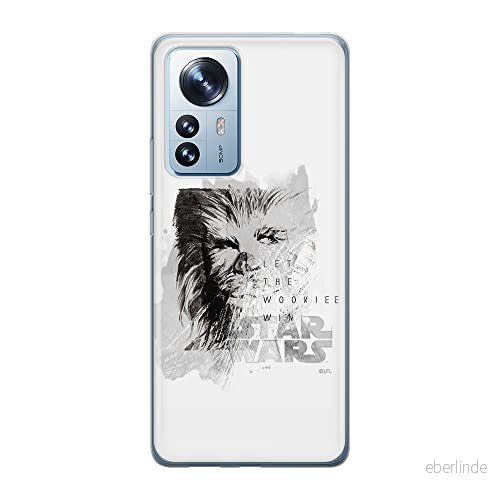 ERT GROUP mobiltelefonfodral för Xiaomi 12 / 12X originalt och officiellt licensierat Star Wars mönster Chewbacca 004 optimalt anpassad till formen på mobiltelefonen, fodral tillverkad av TPU plast 5905511484354