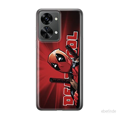 ERT GROUP mobiltelefonfodral för Oneplus NORD 2T 5G originalt och officiellt licensierat Marvel mönster Deadpool 002 optimalt anpassad till formen på mobiltelefonen, fodral tillverkad av TPU plast 5905511279516