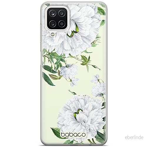ERT GROUP mobiltelefonfodral för Samsung A12 / M12 F12 originalt och officiellt licensierat Babaco mönster Flowers 047 optimalt anpassad till formen på mobiltelefonen, fodral tillverkad av TPU plast 5905131335883