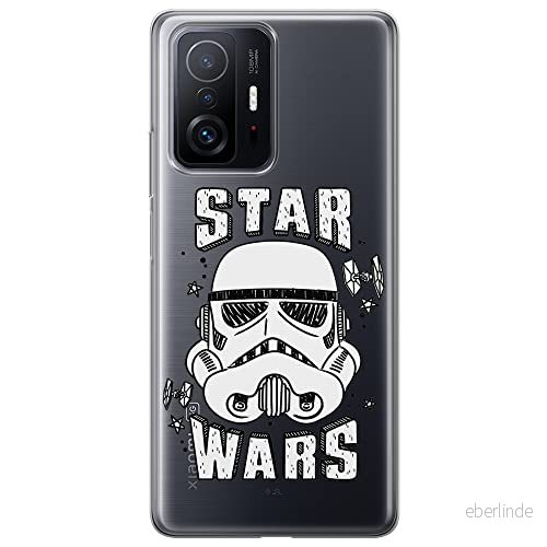 ERT GROUP mobiltelefonfodral för Xiaomi 11T 5G / PRO originalt och officiellt licensierat Star Wars mönster Stormtrooper 013 anpassad till formen på mobiltelefonen, gedeeltelijk transparant 5904805558429
