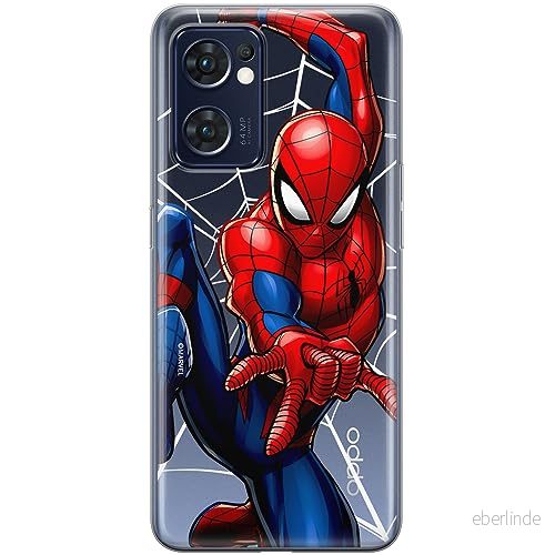 ERT GROUP mobiltelefonfodral för Oppo RENO 7 5G originalt och officiellt licensierat Marvel mönster Spider Man 039 optimalt anpassad till formen på mobiltelefonen, gedeeltelijk transparant 5905795014278