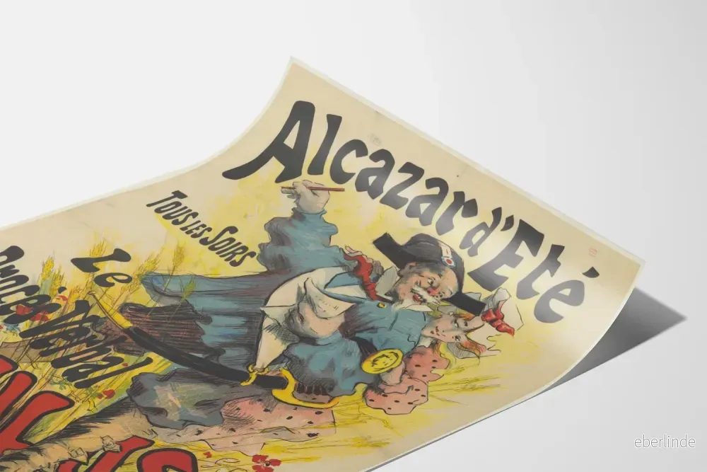 Vintageaffisch Alcazar d'Été - Le Procès Verbal av Paulus - Bild 3