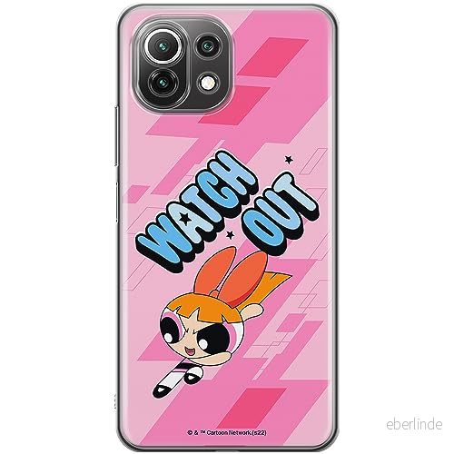 ERT GROUP mobiltelefonfodral för Xiaomi 11 LITE 4G / 5G originalt och officiellt licensierat The Powerpuff Girls mönster 035, fodral tillverkad av TPU plast 5905511980399