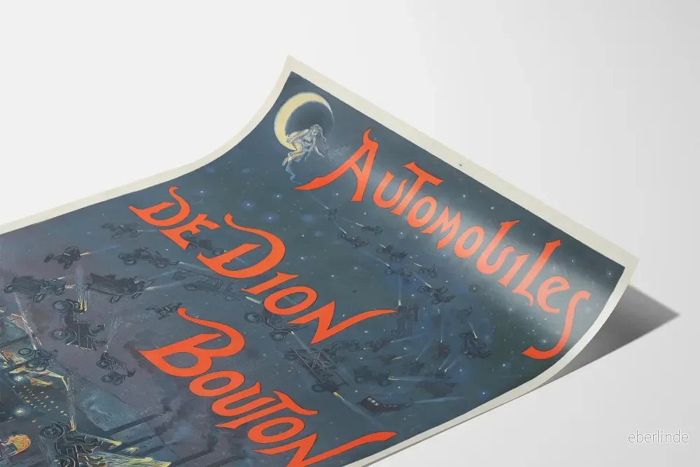 Vintageposter för De Dion Bouton-motorer för bilar - Bild 3