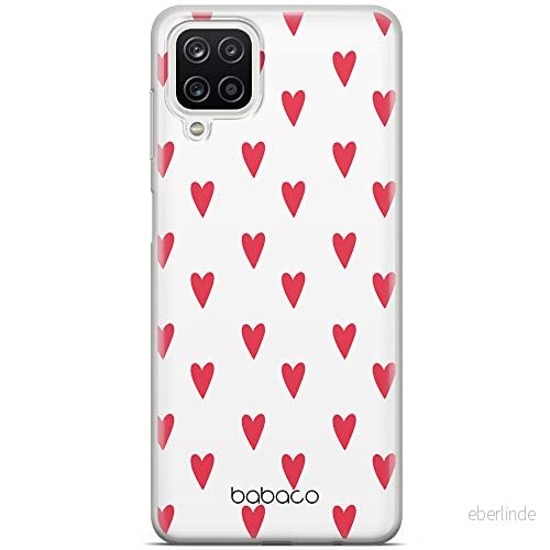 ERT GROUP mobiltelefonfodral för Samsung A12 / M12 originalt och officiellt licensierat Babaco mönster Hearts 004 optimalt anpassad till formen på mobiltelefonen, gedeeltelijk transparant 5904805018916