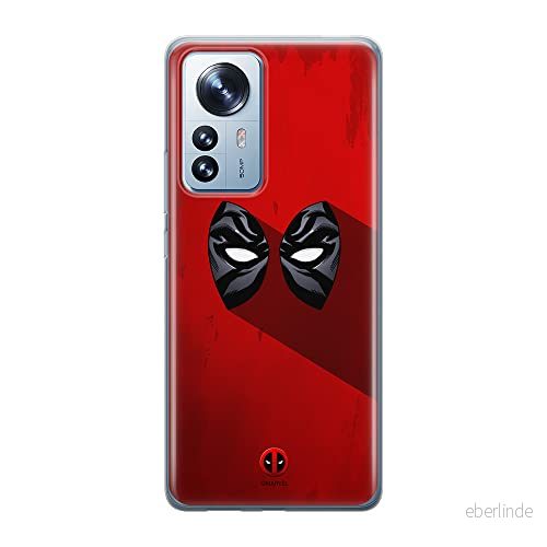 ERT GROUP mobiltelefonfodral för Xiaomi 12 / 12X originalt och officiellt licensierat Marvel mönster Deadpool 007 optimalt anpassad till formen på mobiltelefonen, fodral tillverkad av TPU plast 5905511481070