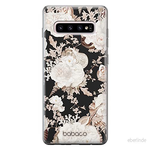 ERT GROUP mobiltelefonfodral för Samsung S10 PLUS originalt och officiellt licensierat Babaco mönster Flowers 044 optimalt anpassad till formen på mobiltelefonen, fodral tillverkad av TPU plast 5905131326447