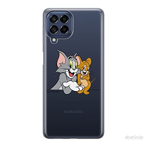 ERT GROUP mobiltelefonfodral för Samsung M33 5G originalt och officiellt licensierat Tom & Jerry mönster 005 optimalt anpassad till formen på mobiltelefonen, gedeeltelijk transparant 5905511353544