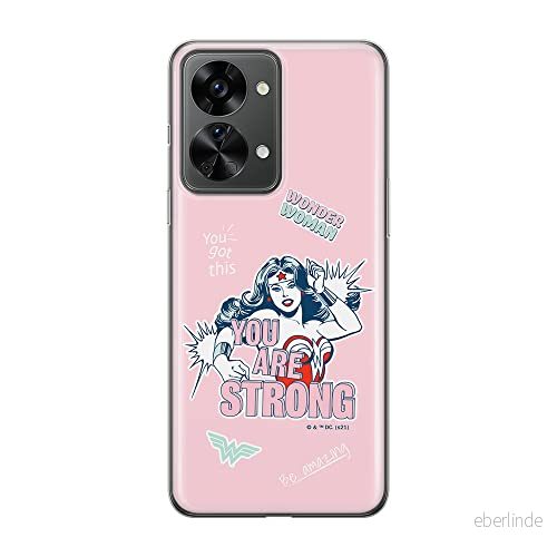ERT GROUP mobiltelefonfodral för Oneplus NORD 2T 5G originalt och officiellt licensierat DC mönster Wonder Woman 025 optimalt anpassad till formen på mobiltelefonen, fodral tillverkad av TPU plast 5905511272029