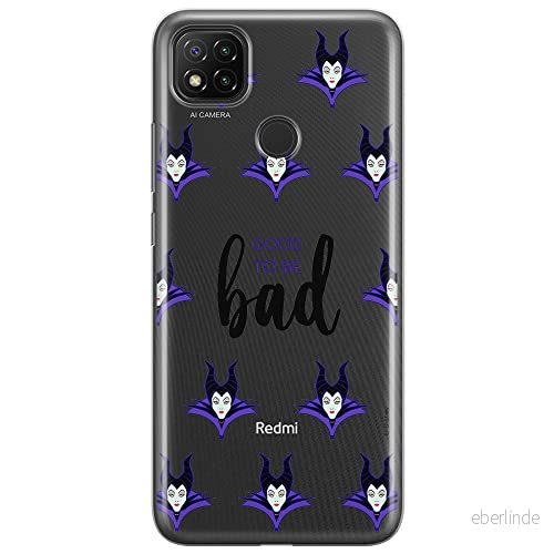 ERT GROUP mobiltelefonfodral för Xiaomi REDMI 9C originalt och officiellt licensierat Disney mönster Maleficent 002 optimalt anpassad till formen på mobiltelefonen, gedeeltelijk transparant 5903040273715