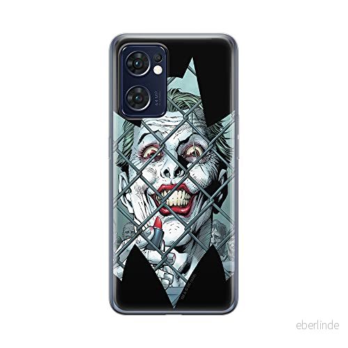 ERT GROUP mobiltelefonfodral för Oppo RENO 7 5G originalt och officiellt licensierat DC mönster Joker 009 optimalt anpassad till formen på mobiltelefonen, fodral tillverkad av TPU plast 5905511304669