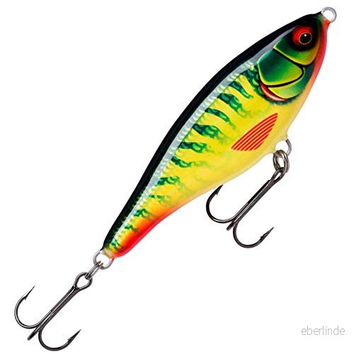 Rapala Unisex vuxen Twitchin' Rap fiskedrag fisketillbehör med abakchiwood kropp sötvatten spinnerdrag löpdjup 0,61,5 m 12 cm, 53 g Tillverkad i Estland Hot Spade, standard 22677321394