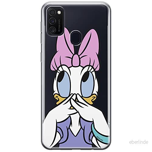 ERT GROUP mobiltelefonfodral för Samsung M21 originalt och officiellt licensierat Disney mönster Daisy 002 optimalt anpassad till formen på mobiltelefonen, gedeeltelijk transparant 5903537832654