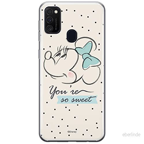 ERT GROUP mobiltelefonfodral för Samsung M21 originalt och officiellt licensierat Disney mönster Minnie 042 optimalt anpassad till formen på mobiltelefonen, fodral tillverkad av TPU plast 5903537834986