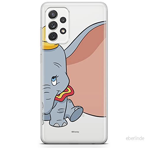 ERT GROUP mobiltelefonfodral för Samsung A73 5G originalt och officiellt licensierat Disney mönster Dumbo 007 optimalt anpassad till formen på mobiltelefonen, gedeeltelijk transparant 5904805510977