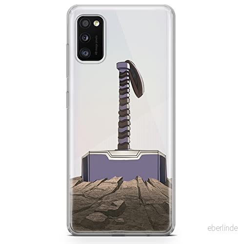 ERT GROUP mobiltelefonfodral för Samsung A41 originalt och officiellt licensierat Marvel mönster Thor 002 optimalt anpassad till formen på mobiltelefonen, gedeeltelijk transparant 5903537493428