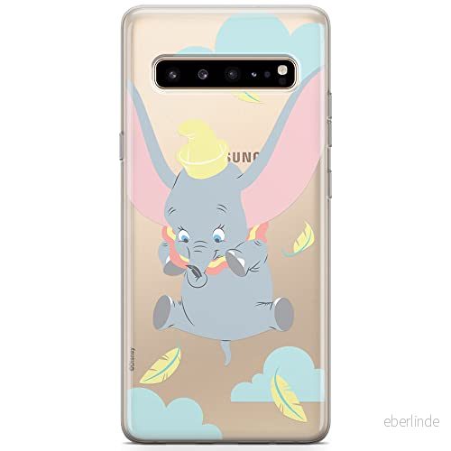 ERT GROUP Mobiltelefonskal för Samsung S10 5G original och officiellt licensierat Disney mönster Dumbo 014 anpassat perfekt till mobiltelefonens form, delvis transparent 5903537074085