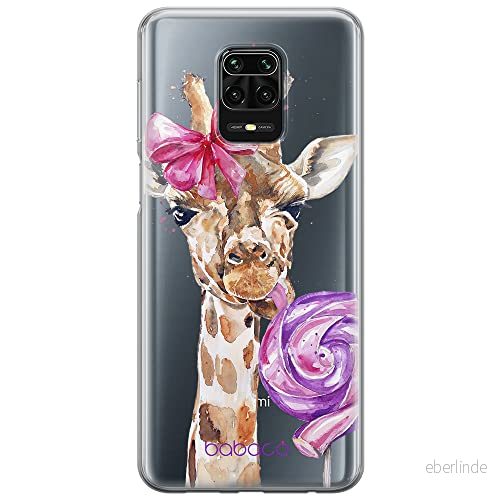 ERT GROUP mobiltelefonfodral för Xiaomi REDMI NOTE 9 PRO/ 9S originalt och officiellt licensierat Babaco mönster Giraffe 001 optimalt anpassad till formen på mobiltelefonen, gedeeltelijk transparant 5903040322321
