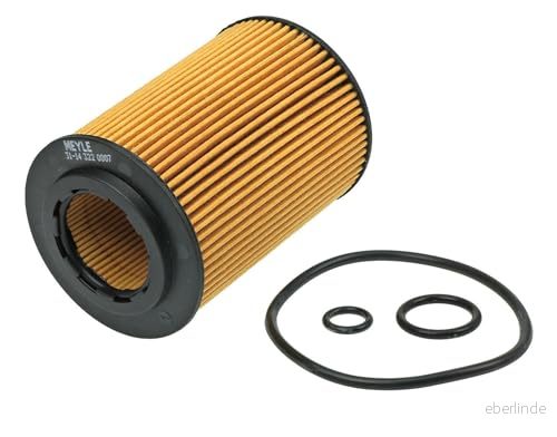 MEYLE 31 14 322 0007 Filtre à huile ORIGINAL Quality avec joint d'étanchéite Cartouche filtrante HONDA: CR V 3, CIVIC 8 Hatchback, 9 4040074082010