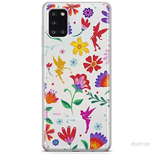 ERT GROUP mobiltelefonfodral för Samsung A31 originalt och officiellt licensierat Disney mönster Tinker Bell 001 optimalt anpassad till formen på mobiltelefonen, gedeeltelijk transparant 5903040212387