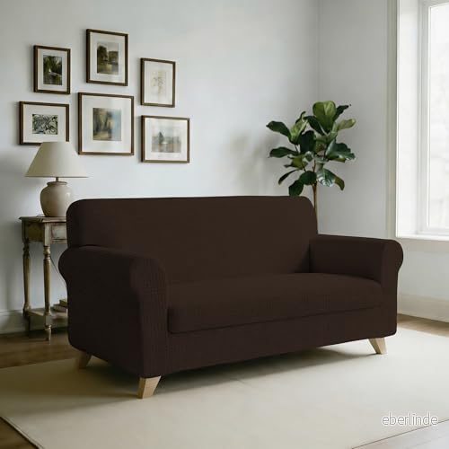 Drömmar och nyckfulla husdjur Soffa Iris, Tyg, Brun, 3 sits 8058575093486