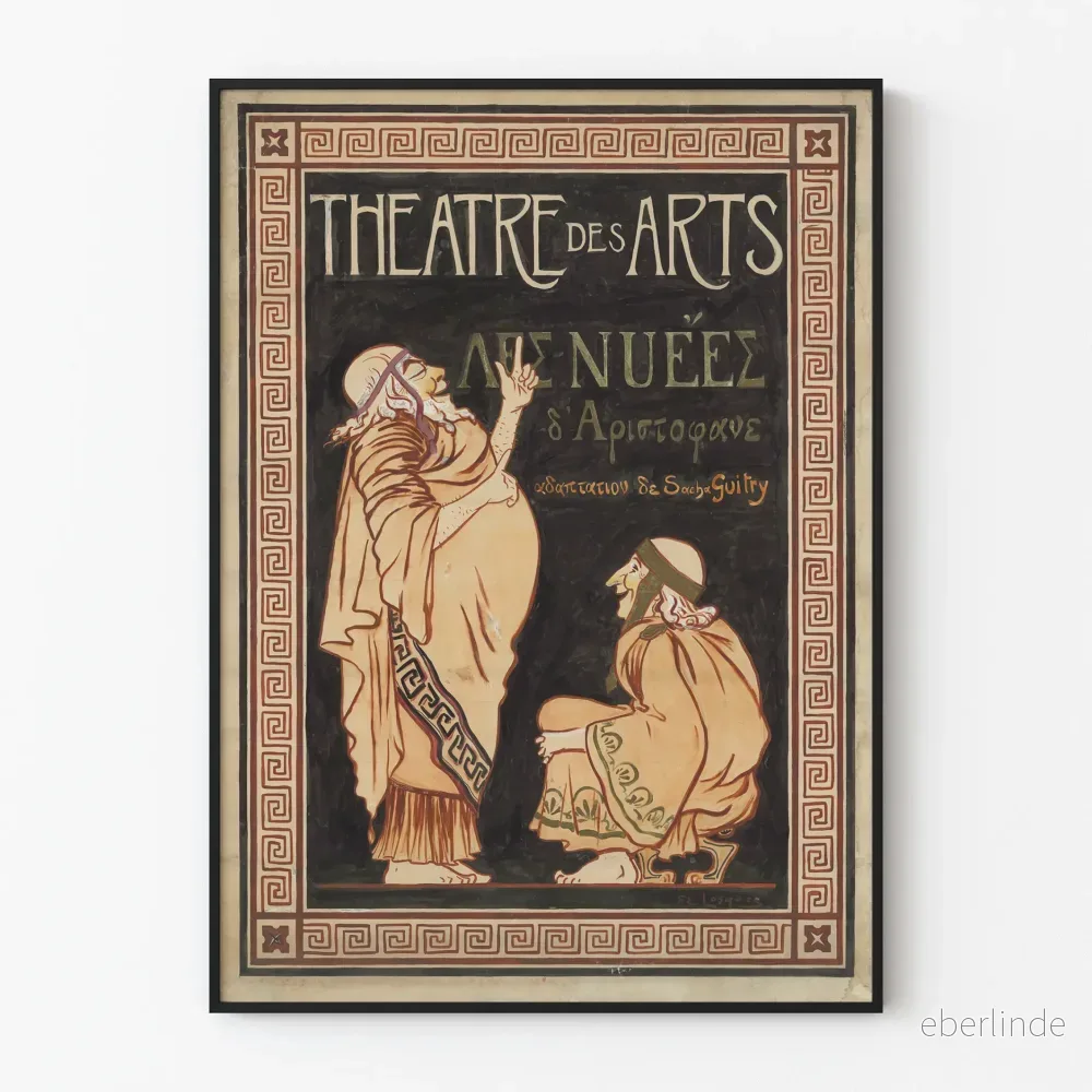 Vintageaffisch Théâtre des Arts - Les Nuées