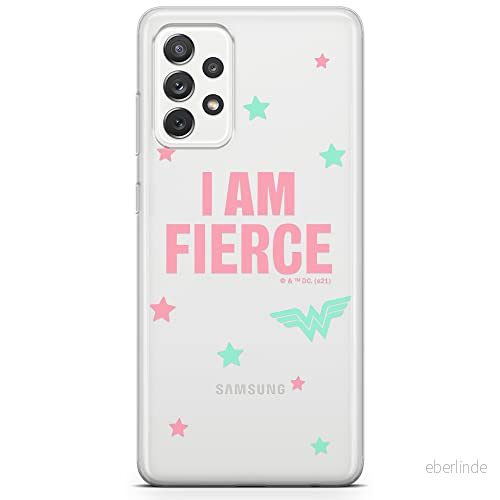 ERT GROUP mobiltelefonfodral för Samsung A73 5G originalt och officiellt licensierat DC mönster Wonder Woman 026 optimalt anpassad till formen på mobiltelefonen, gedeeltelijk transparant 5904805518607