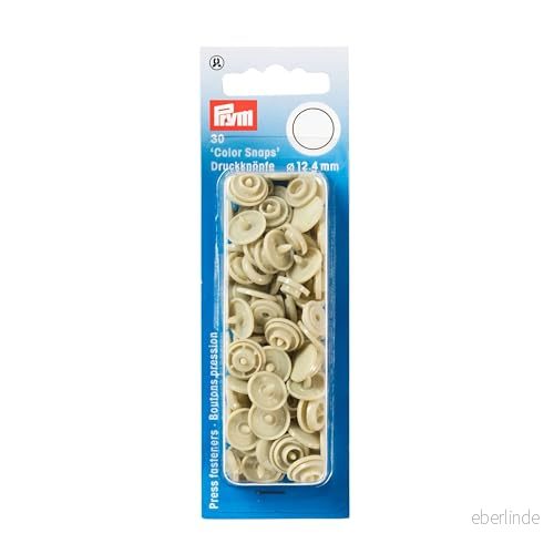 Tryckknappar Color Snaps 17 beige Prym 4002273931230