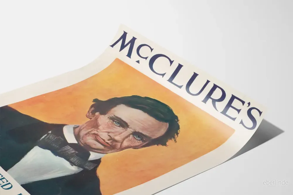 Porträttposter av Abraham Lincoln för McClure's Magazine - Bild 3