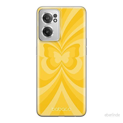 ERT GROUP mobiltelefonfodral för Oneplus NORD CE 2 originalt och officiellt licensierat Babaco mönster Butterflies 001 optimalt anpassad till formen på mobiltelefonen, fodral tillverkad av TPU plast 5905511290252