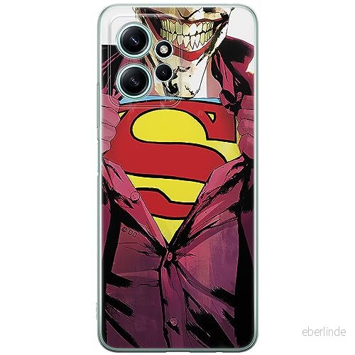 ERT GROUP mobiltelefonfodral för Xiaomi REDMI NOTE 12 4G originalt och officiellt licensierat DC mönster Joker 003 optimalt anpassad till formen på mobiltelefonen, fodral tillverkad av TPU plast 5905511954635
