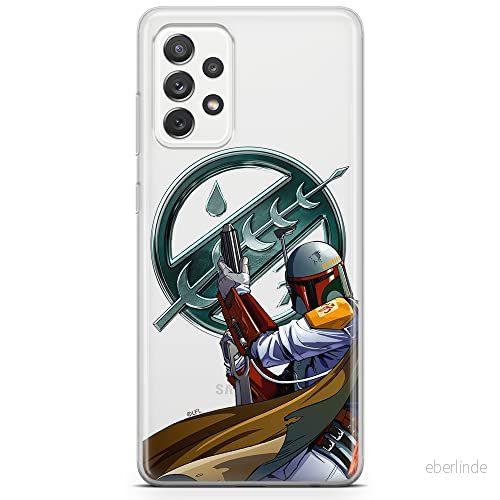 ERT GROUP mobiltelefonfodral för Samsung A73 5G originalt och officiellt licensierat Star Wars mönster Boba Fett 002 optimalt anpassad till formen på mobiltelefonen, gedeeltelijk transparant 5904805516474