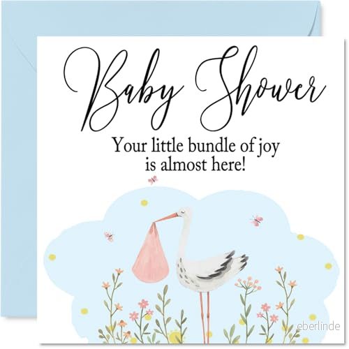 baby shower kort bunt av glädje bra gjort gratulationer nya babykort, grattis babykort nyfödda, välkommen till världen hem gåvor, 145 mm x gratulationskort för föräldrar 5063152010827
