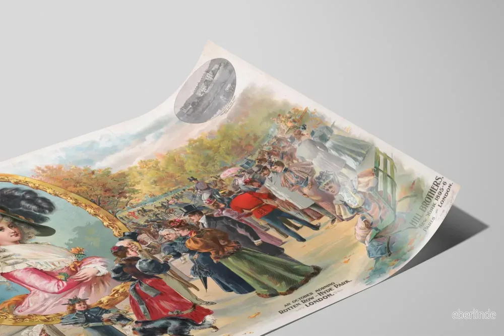 Vintageposter av En oktobermorgon i Hyde Park, London - Bild 2