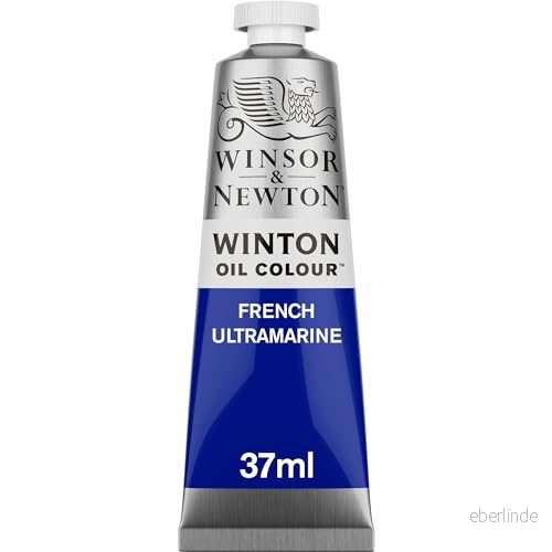 Winsor & Newton 1414263 Winton, fin högkvalitativ oljefärg 37 ml tub, med jämn konsistens, ljusbeständig, hög täckförmåga, rik på färgpigment fransk ultramarin 94376711479