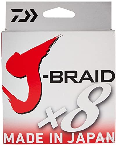 Daiwa flätad linje J BRAIDX8 lina för vuxna, ljusgrön, 30 pund 43178132043