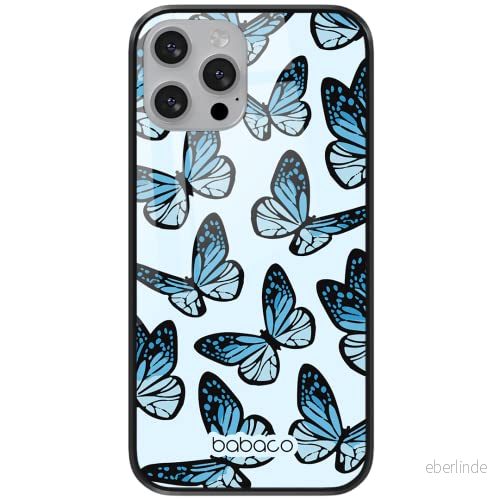 ERT GROUP mobiltelefonfodral för Huawei P40 PRO originalt och officiellt licensierat Babaco mönster Butterflies 002 tillverkad av härdat glas, optimalt anpassat till mobilens form, skyddsfodral 5904805740800