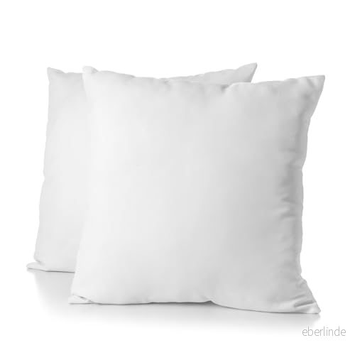 Blanrêve Set med 2 ekologiska bomullskuddar estetik fast komfort 60 x cm tillverkad i Frankrike 3245841680203